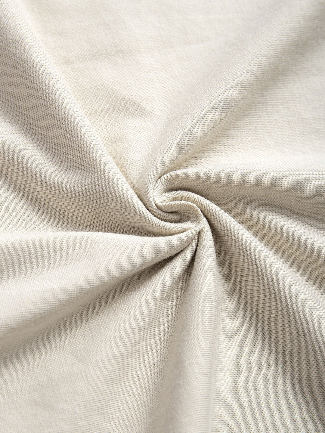Basic Cotton T-shirt with Curved Hem