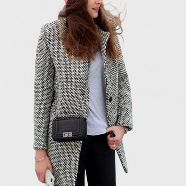 Autumn and Winter Elegant Coat by Claudia