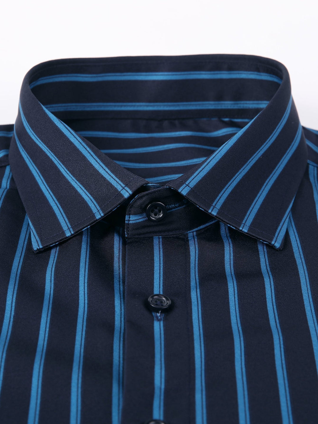 Long Sleeve Striped Shirt with Buttons