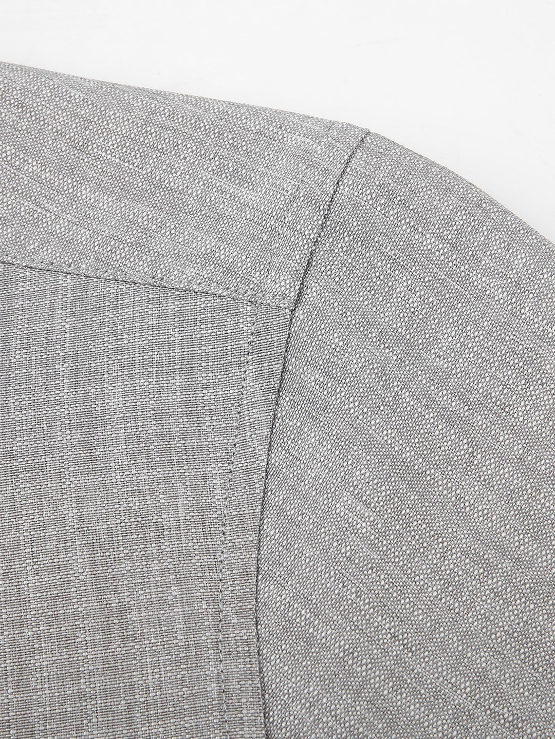 Textured Shirt with High Collar and Long Sleeves