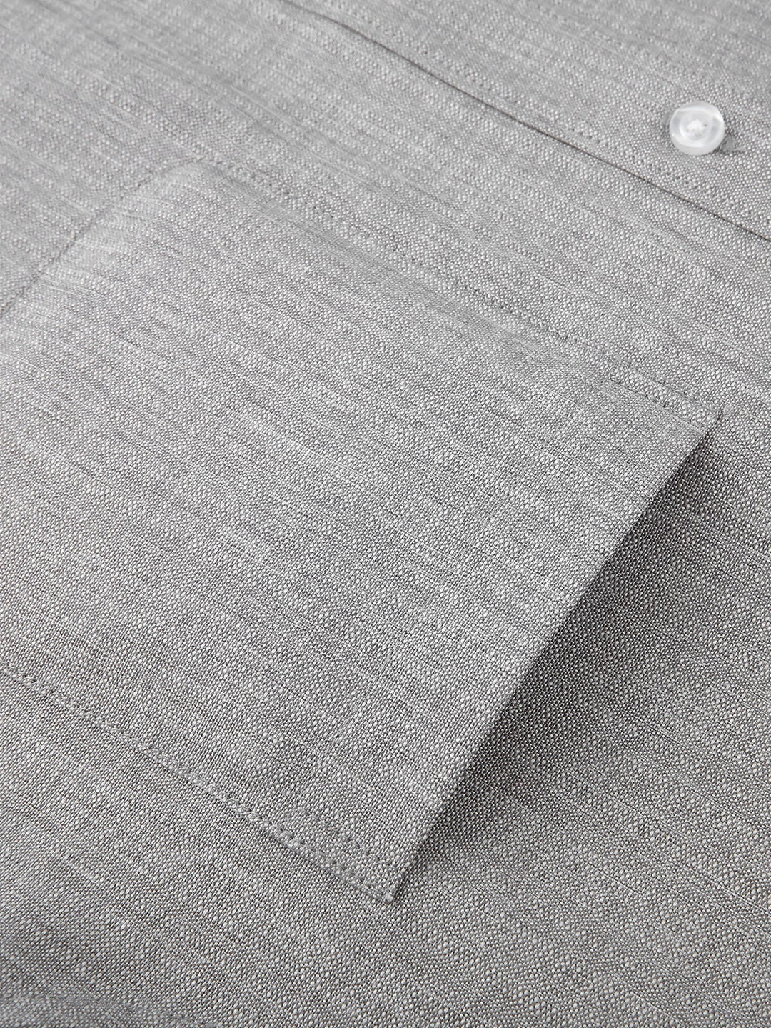 Textured Shirt with High Collar and Long Sleeves