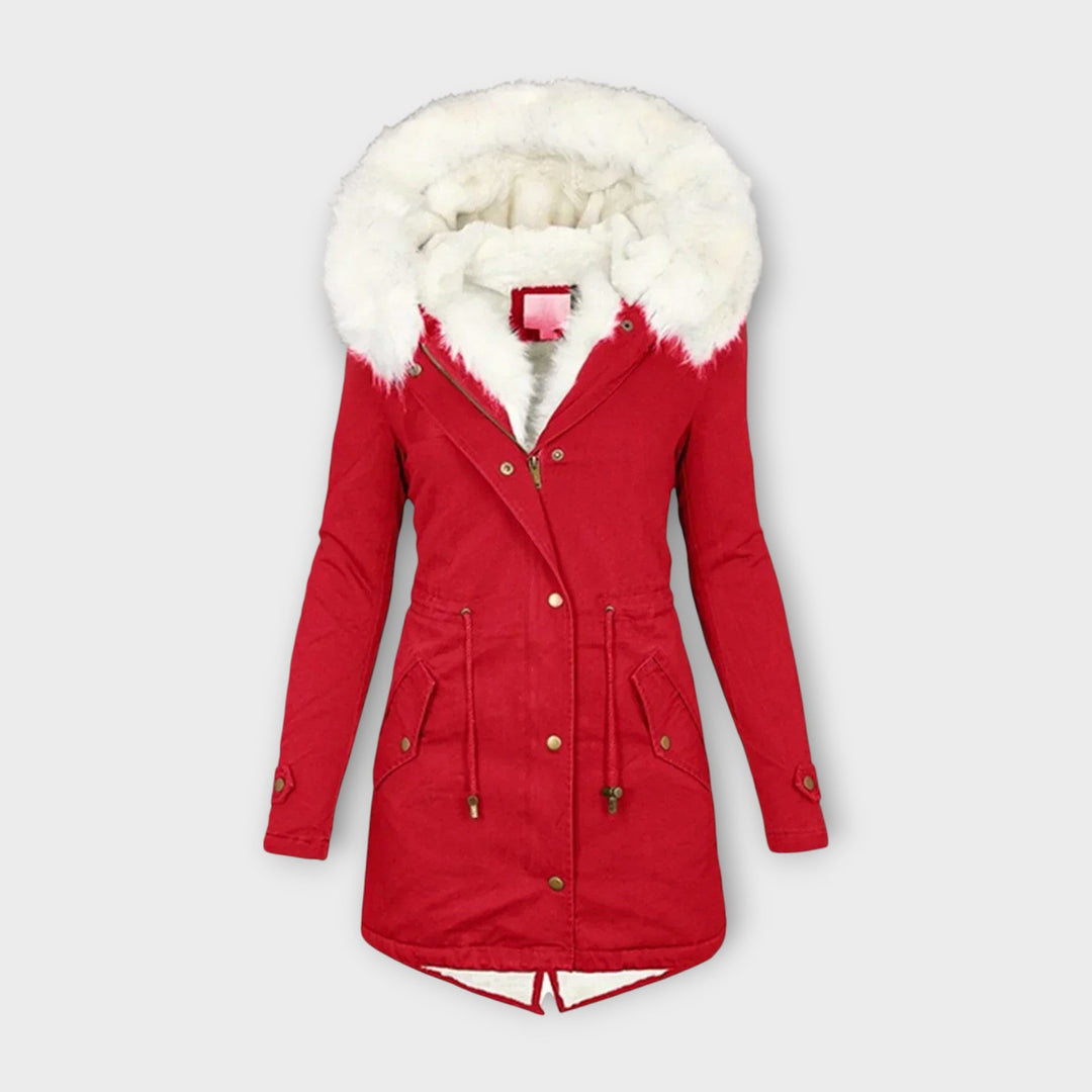 Ivara - Winter Jacket with Fur Lining, Waterproof Design