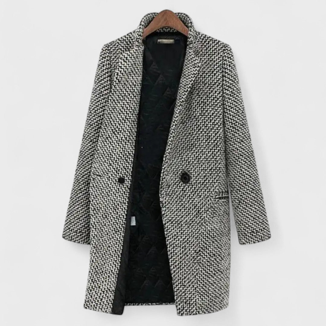 Autumn and Winter Elegant Coat by Claudia