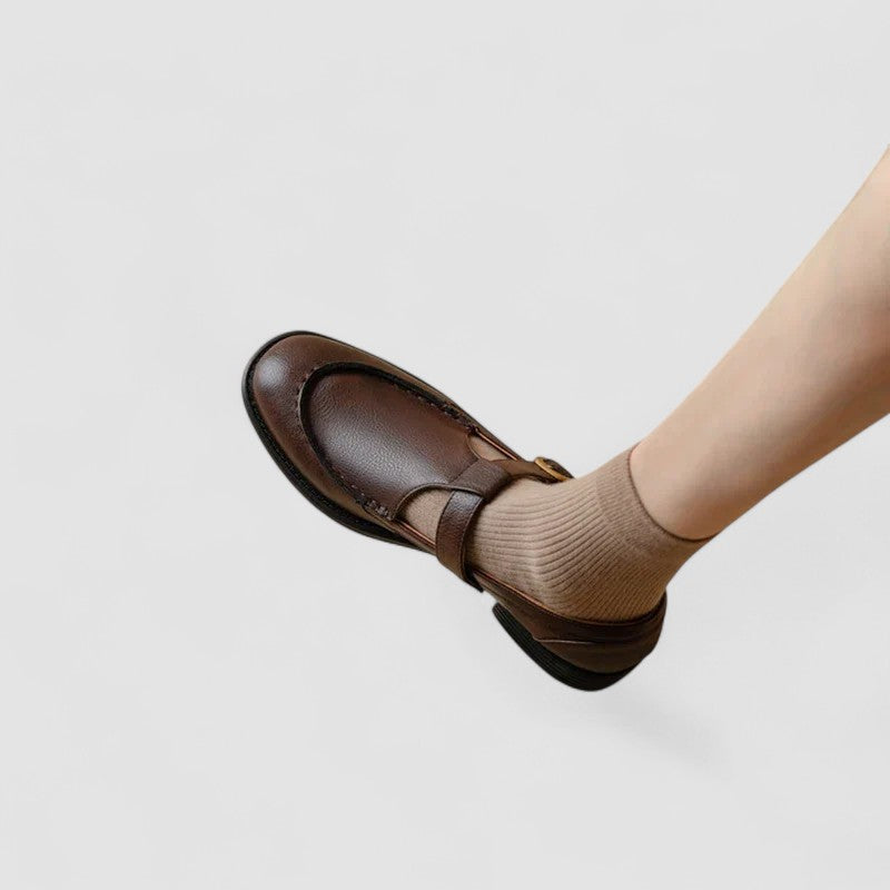 Avery™ – Mary Jane Shoes with Orthopedic Square Toe