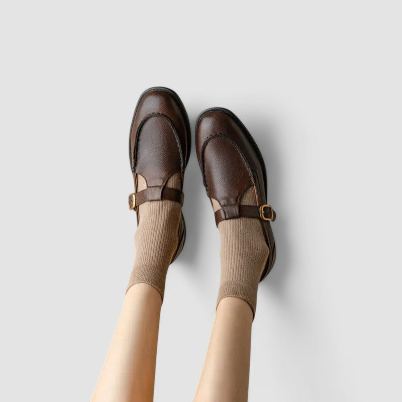 Avery™ – Mary Jane Shoes with Orthopedic Square Toe