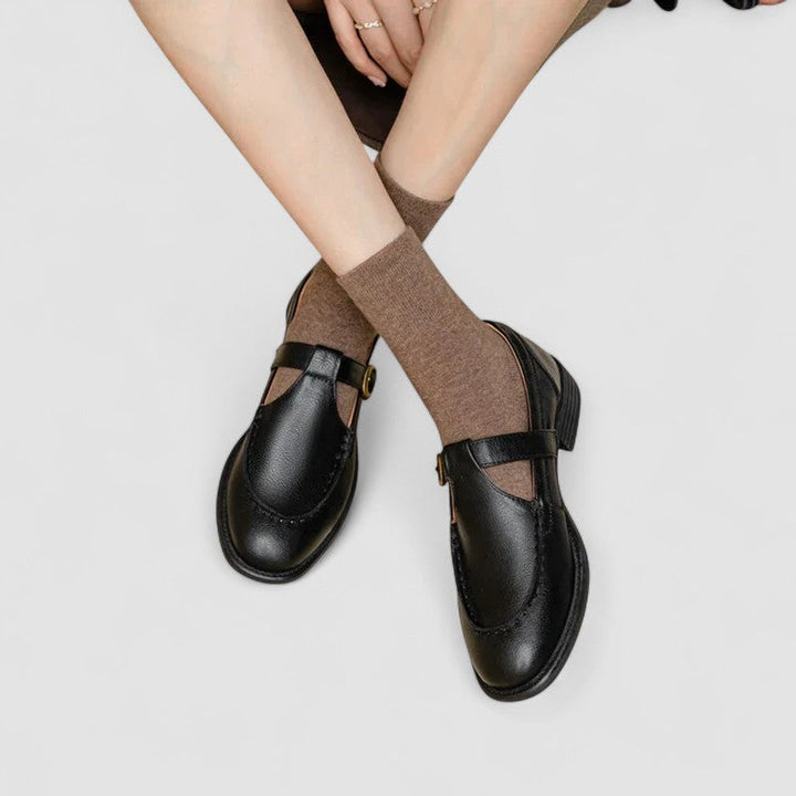 Avery™ – Mary Jane Shoes with Orthopedic Square Toe
