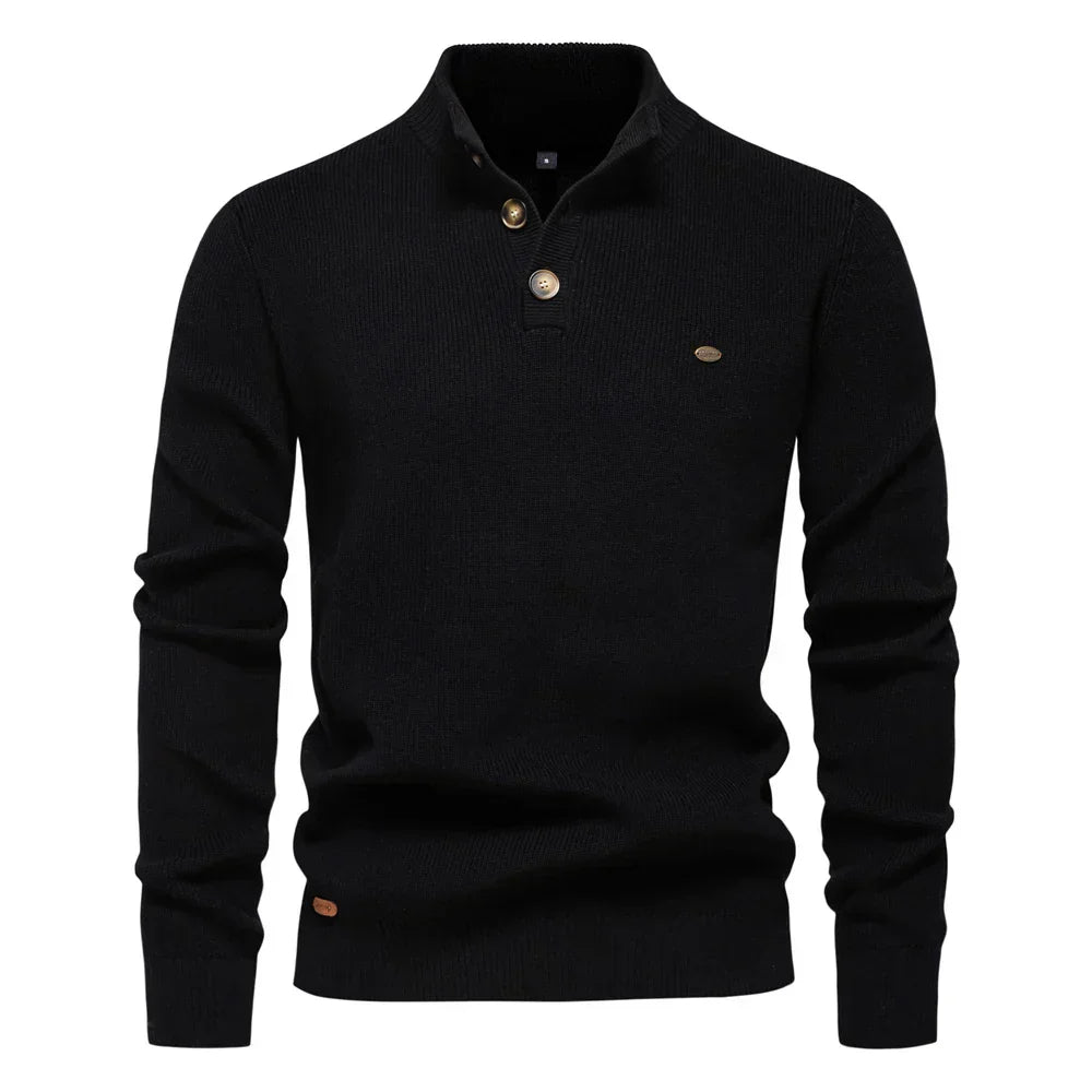 Koelman | Men’s Sweater with Button Design
