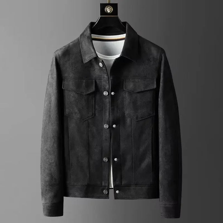 Marcus™ | Leather Bomber Jacket
