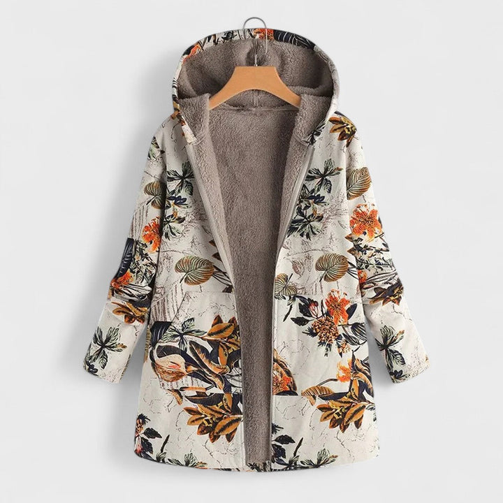 Cozy Flora Parka with Soft Warm Lining