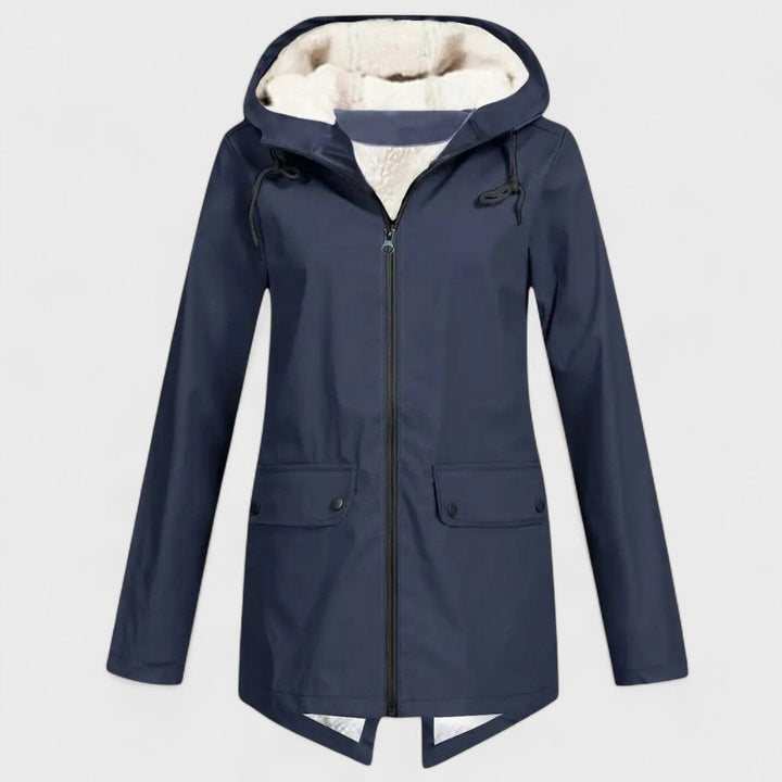Fleece-lined Rain Parka by Astrid