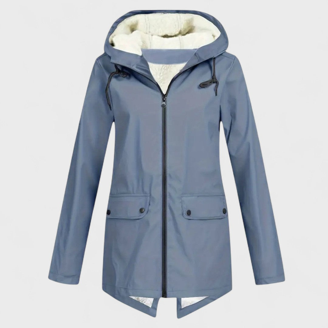 Fleece-lined Rain Parka by Astrid