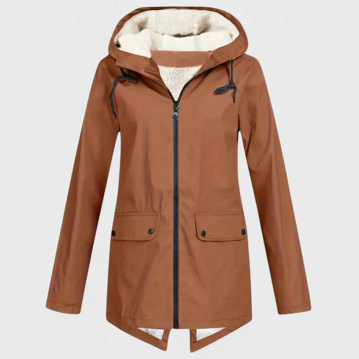 Fleece-lined Rain Parka by Astrid