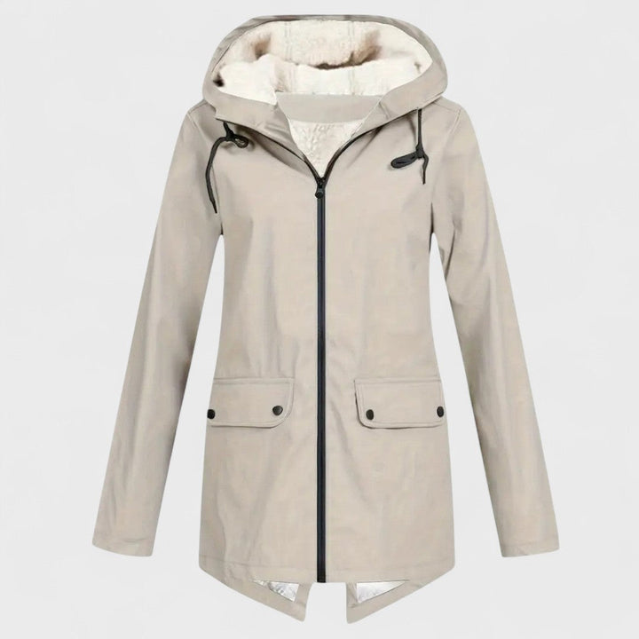 Fleece-lined Rain Parka by Astrid