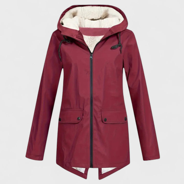 Fleece-lined Rain Parka by Astrid