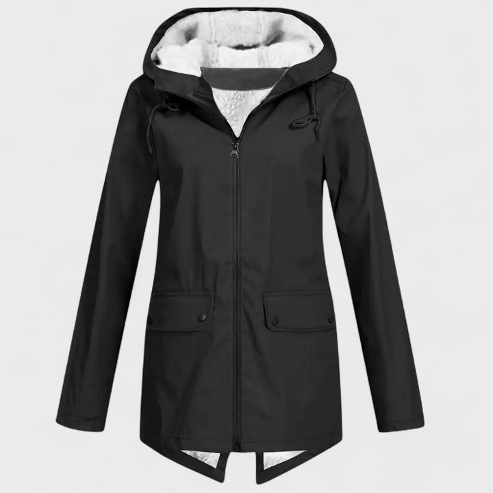 Fleece-lined Rain Parka by Astrid