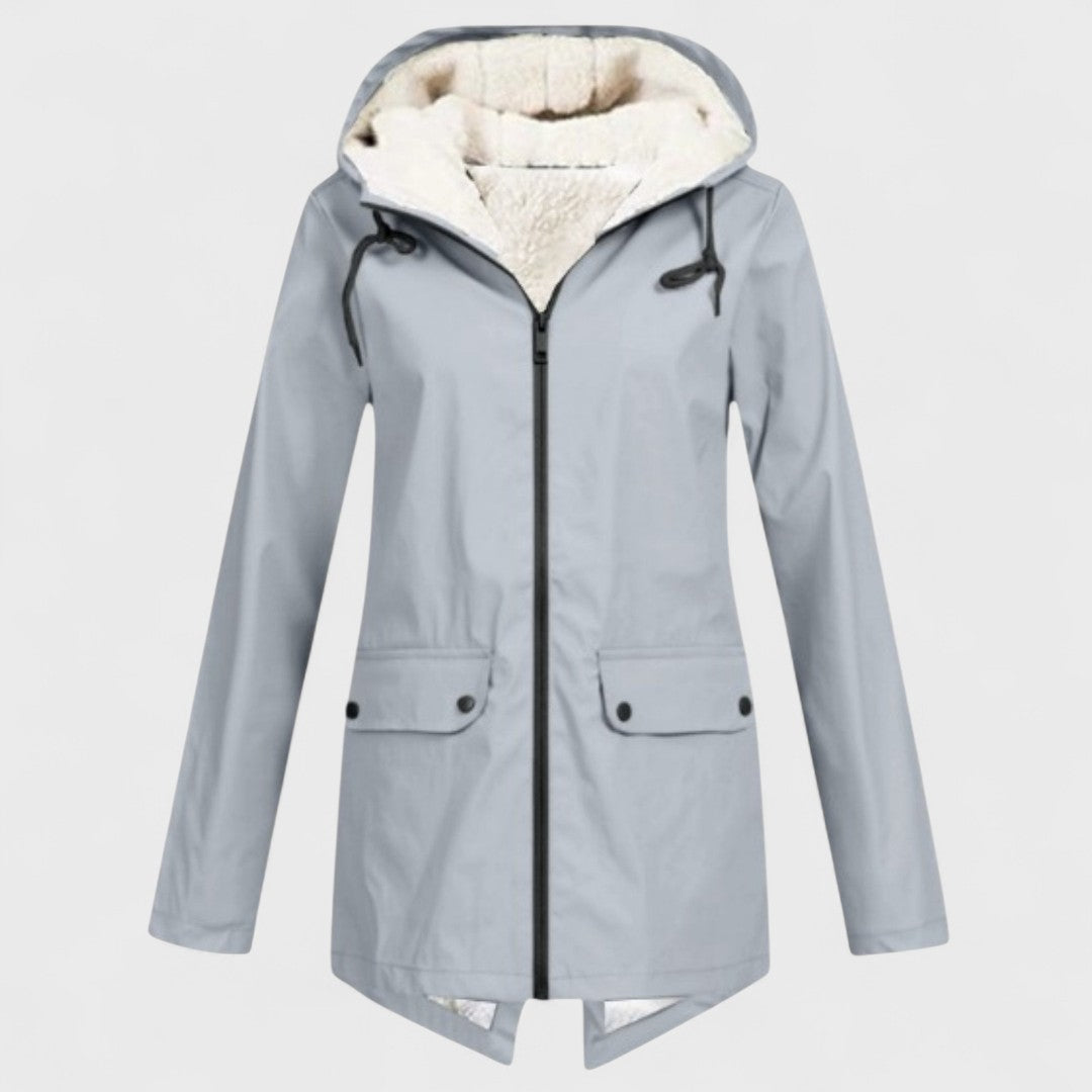 Fleece-lined Rain Parka by Astrid
