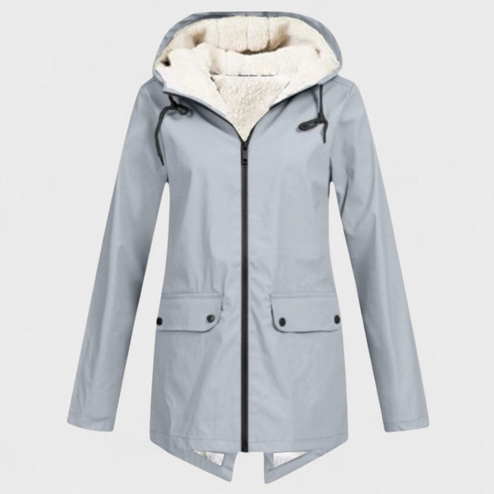 Fleece-lined Rain Parka by Astrid