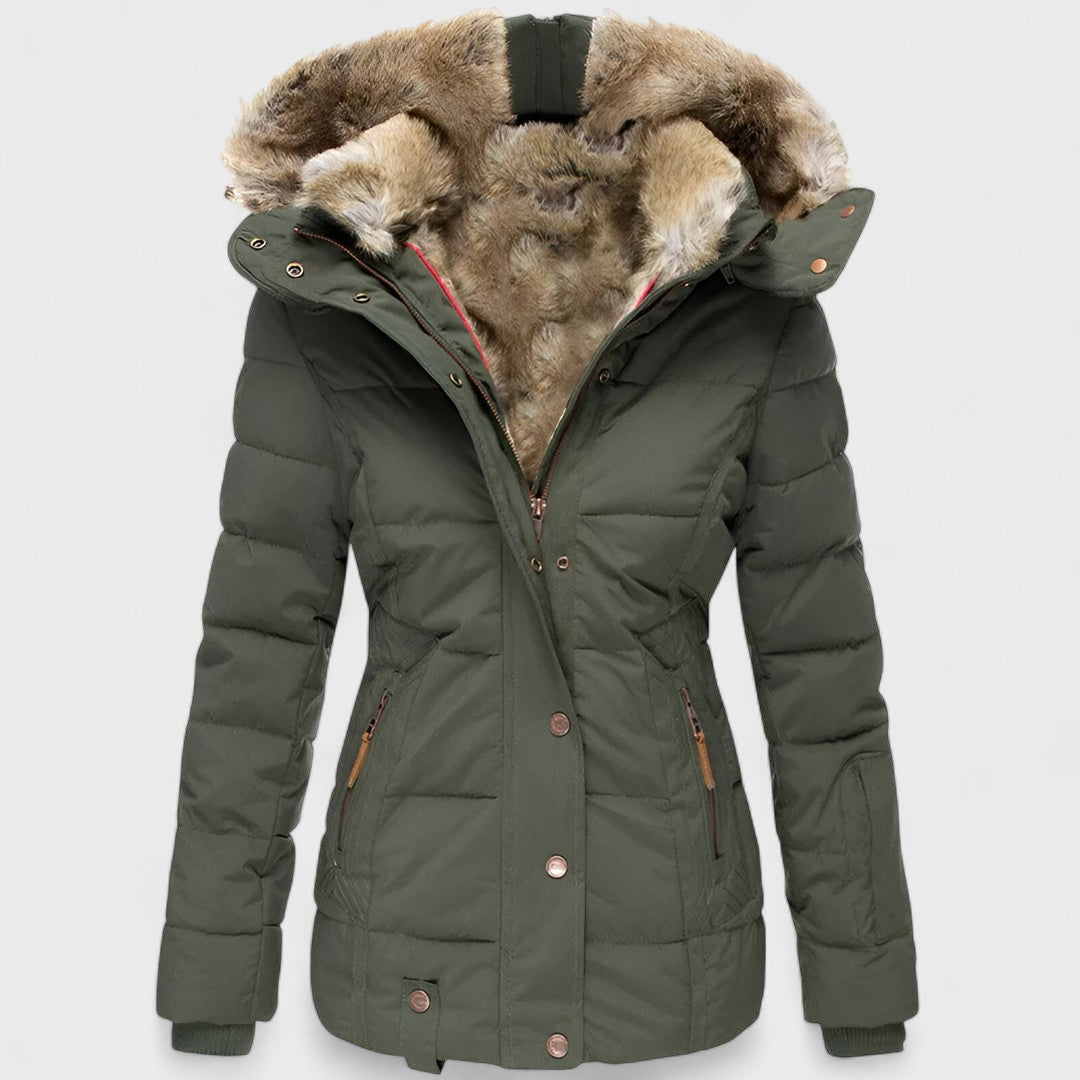 Slim Fit Hooded Puffer by Annamarie