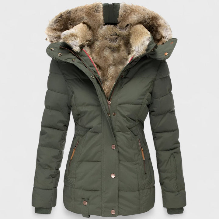 Slim Fit Hooded Puffer by Annamarie