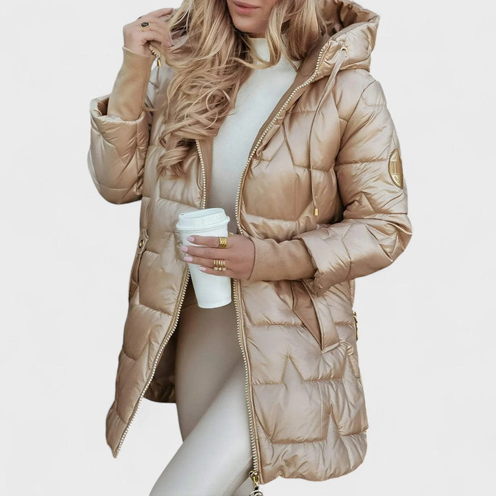 Nolwen - Stylish Hooded Winter Coat