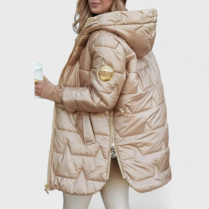 Nolwen - Stylish Hooded Winter Coat