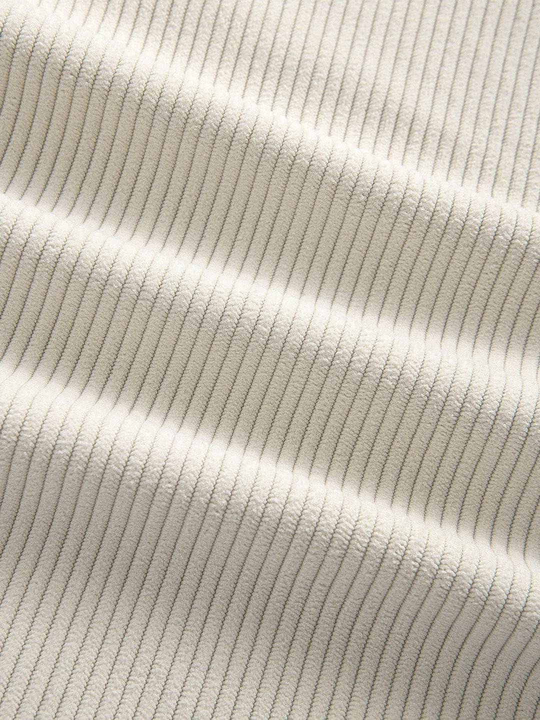 Corduroy patchwork shirt and straight corduroy pants